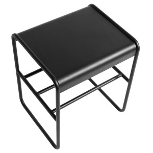 Copenhagen black metal stool - Muubs