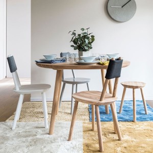 Chaise Naïve en bois Frêne gris EMKO