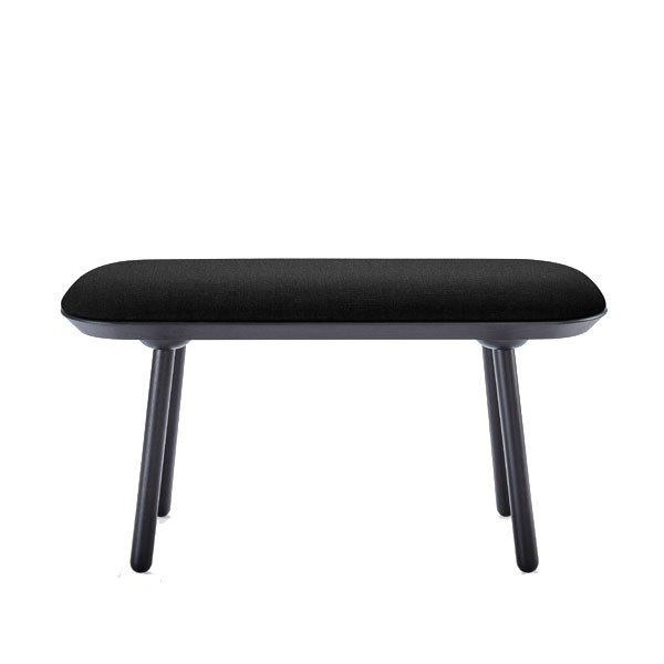 Banc Naïve Frêne et textile noir - EMKO