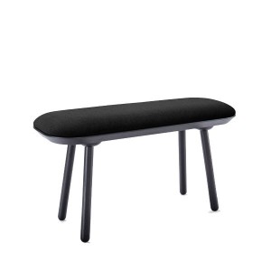 Banc Naïve Frêne et textile noir - EMKO