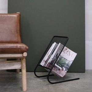 Wood and leather armchair - Trademark