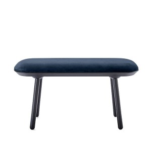 Banc Naïve Frêne et textile bleu - EMKO