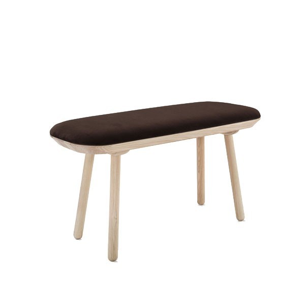 Naïve bench ash and brown textile - EMKO