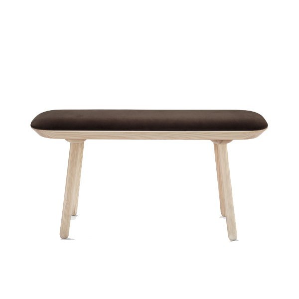 Naïve bench ash and brown textile - EMKO
