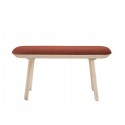 Banc Naïve Frêne et textile terracotta - EMKO