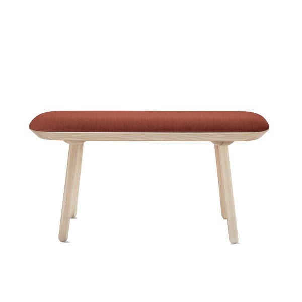 Naïve bench ash and cognac textile - EMKO