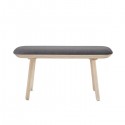 Naïve bench ash and yellow textile - EMKO