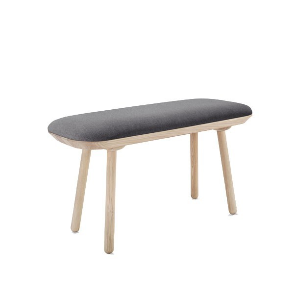 Naïve bench ash and grey textile - EMKO