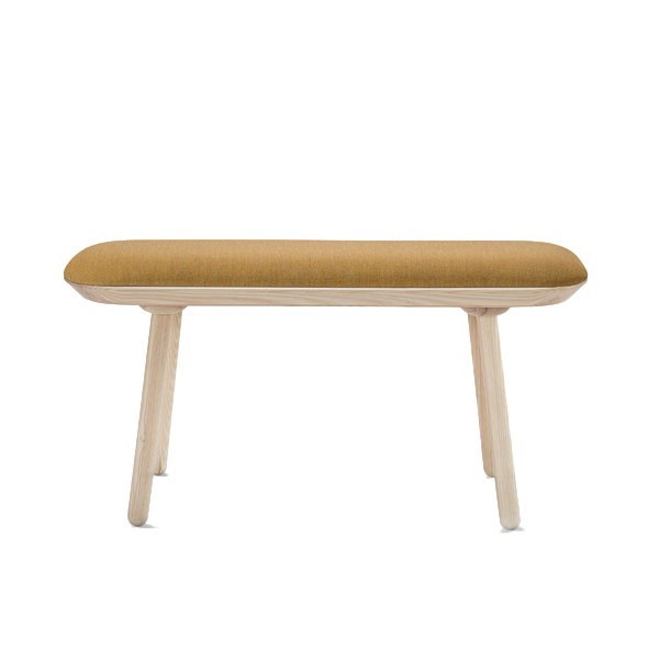 Naïve bench ash and yellow textile - EMKO