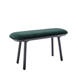 Banc Naïve Frêne et textile vert - EMKO
