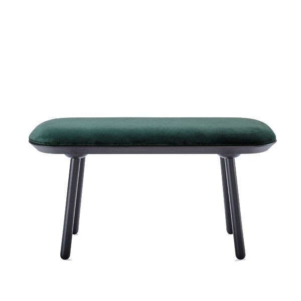 Banc Naïve Frêne et textile vert - EMKO