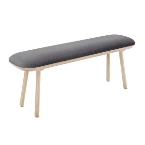 big Naïve bench ash and grey textile - EMKO