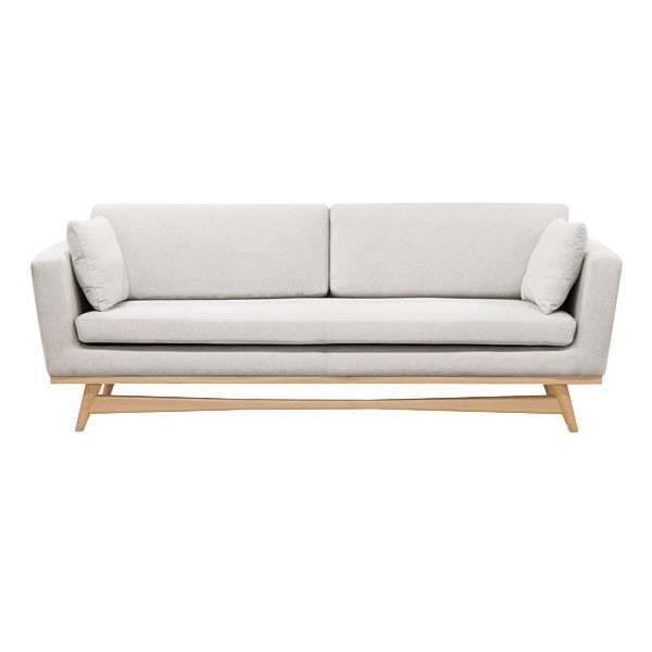 210 Sofa - 3 Seater Beige Boucle Fabric - RED Edition