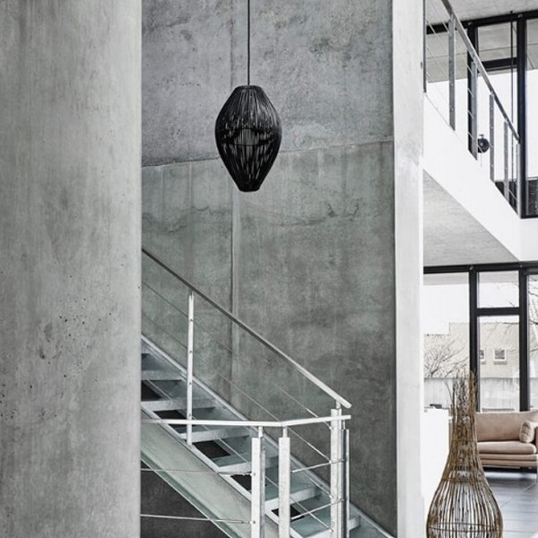 Suspension bambou noir M - Muubs