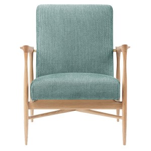 Fauteuil Floating Tissu ZAG et chêne - Red Edition