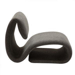 Fauteuil Dubna design Anthracite by Georgsen - Dan form