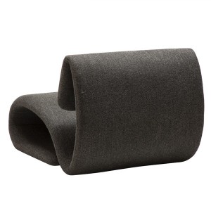 Fauteuil Dubna design Anthracite by Georgsen - Dan form