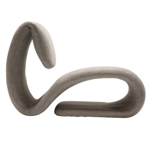 Fauteuil Dubna design marron beige by Georgsen - Dan form