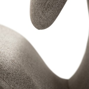 Fauteuil Dubna design marron beige by Georgsen - Dan form