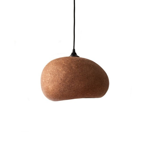 Suspension galet Pebble terracotta M by Ay illuminate