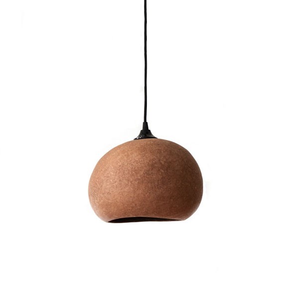 Suspension galet Pebble terracotta S by Ay illuminate