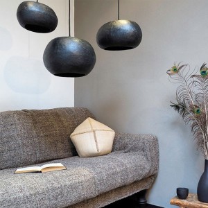 Pebble black pebble pendant light S - Ay illuminate
