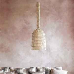 Suspension Umut en rotin naturel - Ay Illuminate