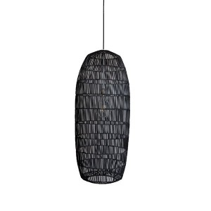 Suspension Pickle Rotin noire S - Ay illuminate