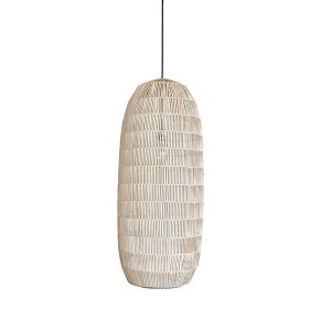Suspension Pickle Rotin naturel S - Ay illuminate