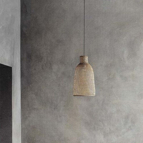 M2 Ay illuminate pendant light in natural bamboo