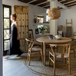 Salma elm wood chair X2 - Andrea House