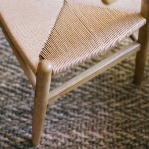 Chaise en bois d'orme Salma X2 - Andrea House