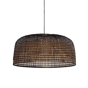 Suspension Doppio Bambou noir - Ay Illuminate