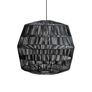 Suspension Nama Rotin Noir L - Ay Illuminate