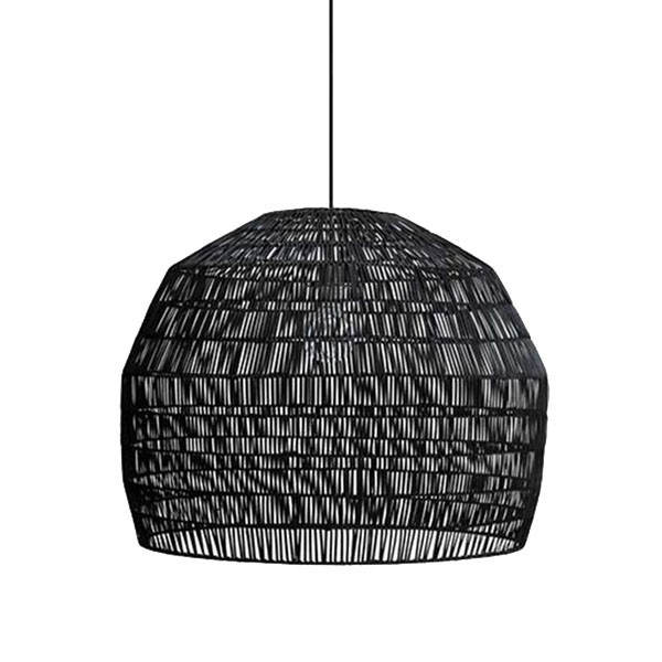 Nama 3 Black Rattan Pendant Light - Ay Illuminate