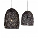 Set de deux suspension en Abaca noir by Original Home - Woodely.com
