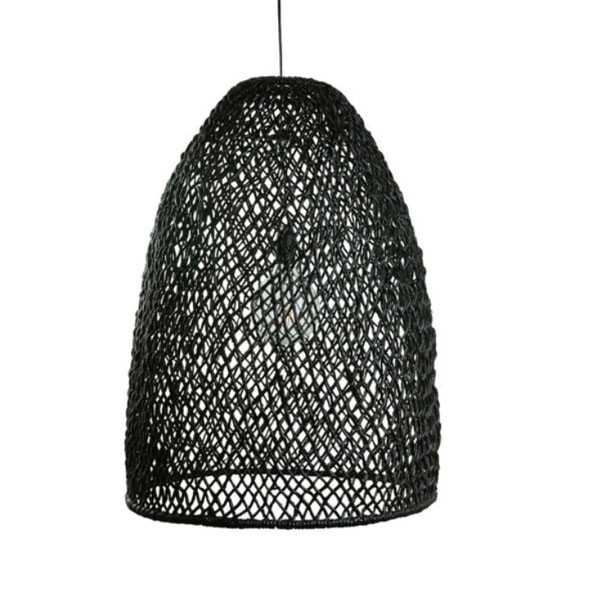 set de deux suspensions noires en Abaca by Original Home - en vente chez Woodely