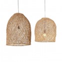 Set de deux suspension en Abaca de couleur naturel by Original Home - Woodely.com
