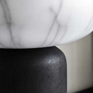 Lanterne Fog Noir/Blanc marbré - House Docor