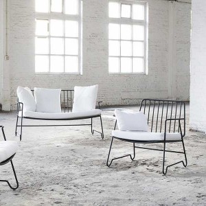 Fauteuil Fish métal noir - Serax