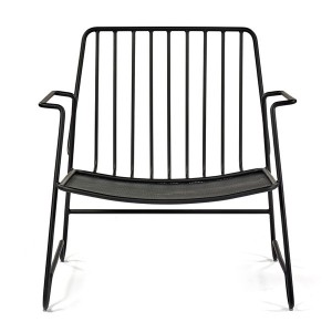 Fauteuil Fish métal noir - Serax