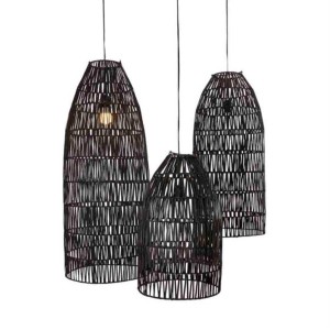 Abat-jour Conique Noir Set de 3 - Original Home