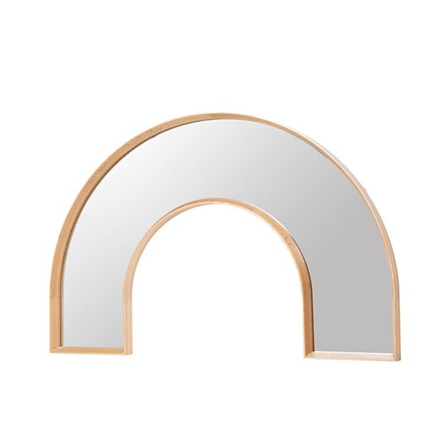 Miroir Incurvé En Chêne Arc-En-Ciel Alva - Broste Copenhagen