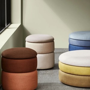 Pouf pond large Bleu - Broste Copenhagen