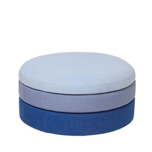 Pouf pond large Blue - Broste Copenhagen