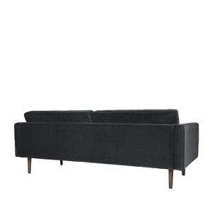3-seater sofa Wind gray velvet magnet - Broste Copenhagen