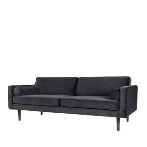 3-seater sofa Wind gray velvet magnet by Broste Copenhagen