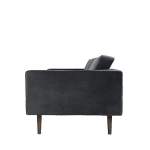 canapé 3 places Wind velours gris magnet - Broste Copenhagen