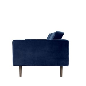 canapé 3 places Wind velours Insignia blue - Broste Copenhagen