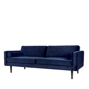 3 seater sofa Wind velvet Insignia blue by Broste Copenhagen